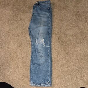 Levi’s wedge straight light denim 

size 26 
length 26”